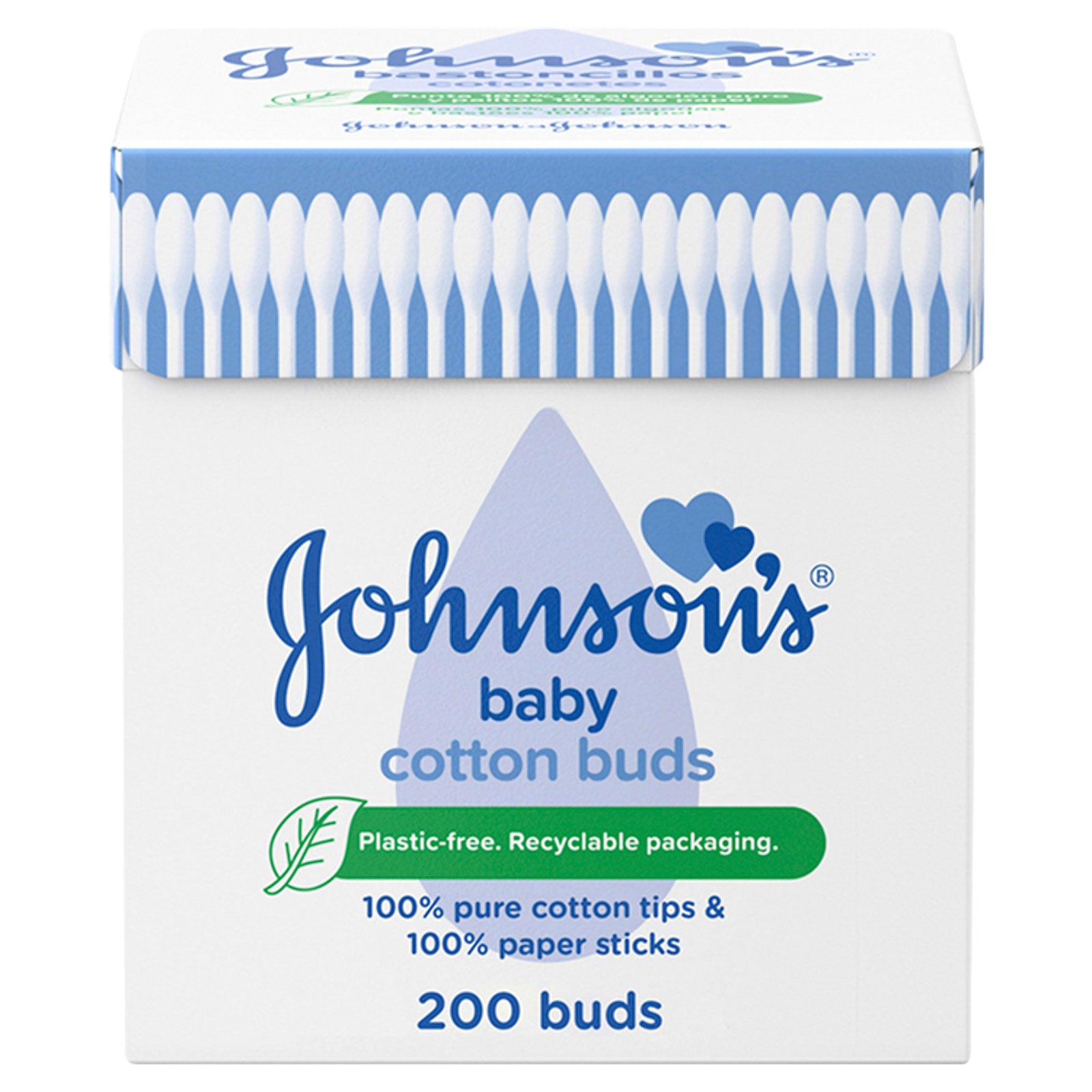 Johnsons Baby Cotton Buds 200 Buds | High Quality Tissue Product Online - Product Image Johnsons Baby Cotton Buds 200 Buds | High Quality Tissue Product Online - Product Image